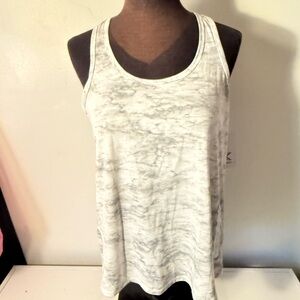 Marble Print Sleeveless Top
